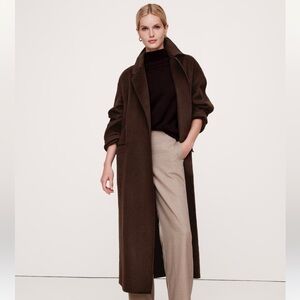 NWT Banana Republic Oversized Double-Faced Cape Coat in BLACK